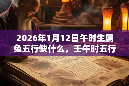 2026年1月12日午时生属兔五行缺什么,壬午时五行缺什么 2026年1月12日午时生属兔五行缺什么,壬午时五行缺什么