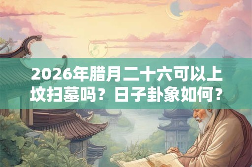 2026年腊月二十六可以上坟扫墓吗？日子卦象如何？