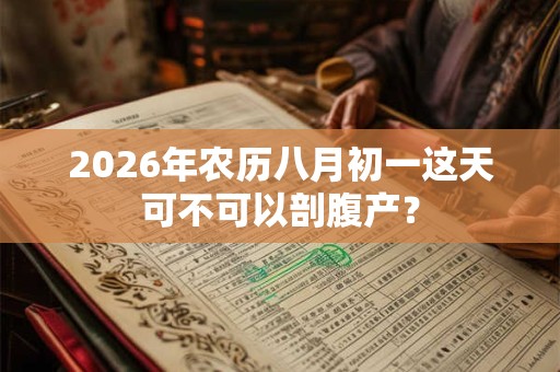 2026年农历八月初一这天可不可以剖腹产? 2026年农历八月初一这天可不可以剖腹产?