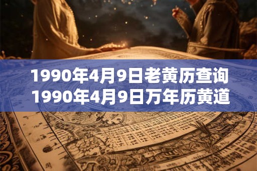 1990年4月9日老黄历查询 1990年4月9日万年历黄道吉日