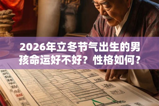 2026年立冬节气出生的男孩命运好不好？性格如何？