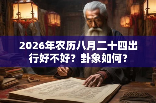 2026年农历八月二十四出行好不好？卦象如何？