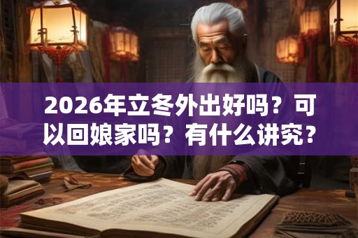 2026年立冬外出好吗？可以回娘家吗？有什么讲究？