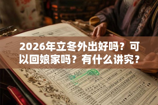 2026年立冬外出好吗?可以回娘家吗?有什么讲究? 2026年立冬外出好吗?可以回娘家吗?有什么讲究?