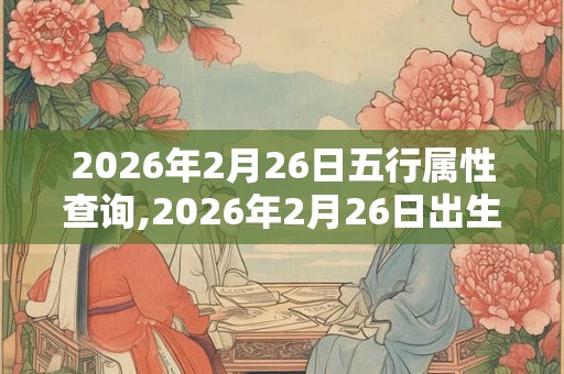 2026年2月26日五行属性查询,2026年2月26日出生五行属什么 2026年2月26日五行属性查询,2026年2月26日出生五行属什么