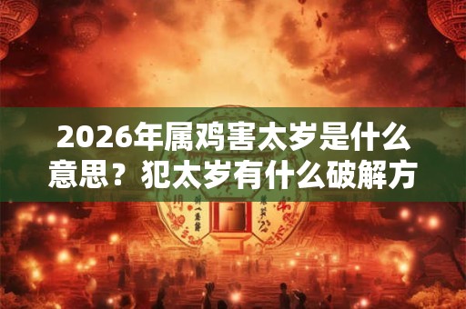 2026年属鸡害太岁是什么意思?犯太岁有什么破解方法? 2026年属鸡害太岁是什么意思?犯太岁有什么破解方法?