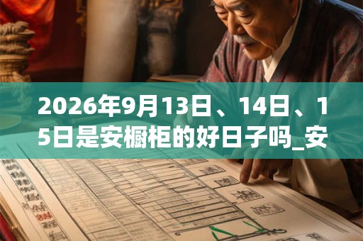 2026年9月13日、14日、15日是安橱柜的好日子吗_安橱柜可以吗 2026年9月13日、14日、15日是安橱柜的好日子吗_安橱柜可以吗
