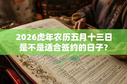 2026虎年农历五月十三日是不是适合签约的日子? 2026虎年农历五月十三日是不是适合签约的日子?