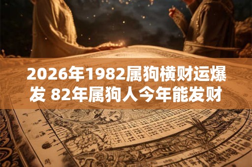 2026年1982属狗横财运爆发 82年属狗人今年能发财吗 2026年1982属狗横财运爆发 82年属狗人今年能发财吗