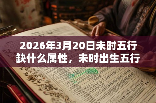 2026年3月20日未时五行缺什么属性,未时出生五行缺什么 2026年3月20日未时五行缺什么属性,未时出生五行缺什么