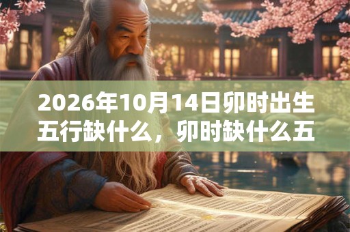 2026年10月14日卯时出生五行缺什么,卯时缺什么五行 2026年10月14日卯时出生五行缺什么,卯时缺什么五行