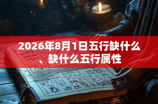 2026年8月1日五行缺什么、缺什么五行属性 2026年8月1日五行缺什么、缺什么五行属性