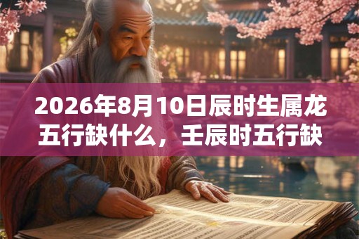 2026年8月10日辰时生属龙五行缺什么,壬辰时五行缺什么 2026年8月10日辰时生属龙五行缺什么,壬辰时五行缺什么