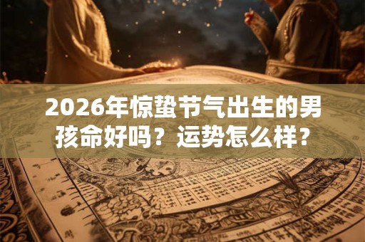 2026年惊蛰节气出生的男孩命好吗？运势怎么样？