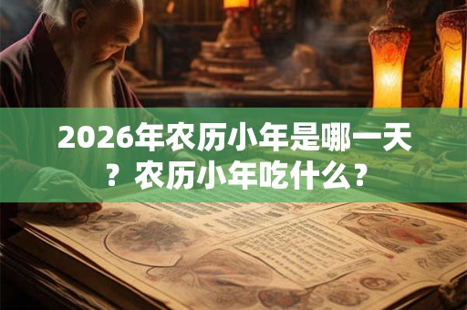 2026年农历小年是哪一天?农历小年吃什么? 2026年农历小年是哪一天?农历小年吃什么?