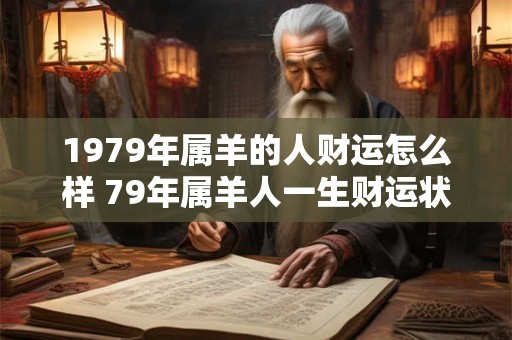 1979年属羊的人财运怎么样 79年属羊人一生财运状况 1979年属羊的人财运怎么样 79年属羊人一生财运状况