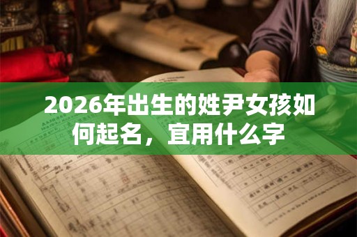 2026年出生的姓尹女孩如何起名，宜用什么字