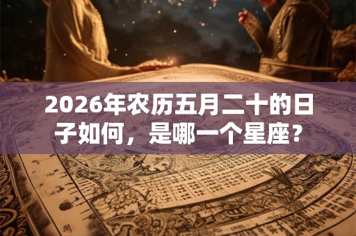 2026年农历五月二十的日子如何，是哪一个星座？