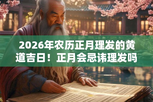 2026年农历正月理发的黄道吉日！正月会忌讳理发吗