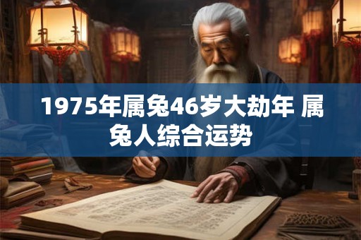 1975年属兔46岁大劫年 属兔人综合运势
