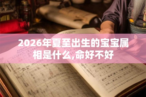 2026年夏至出生的宝宝属相是什么,命好不好