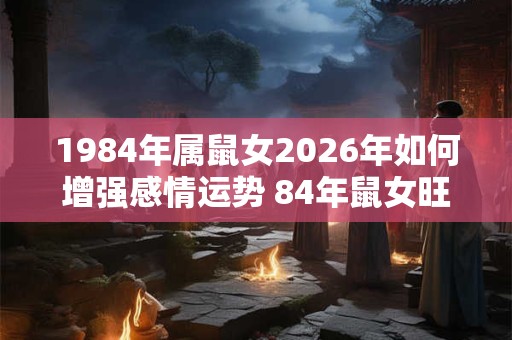 1984年属鼠女2026年如何增强感情运势 84年鼠女旺感情方法