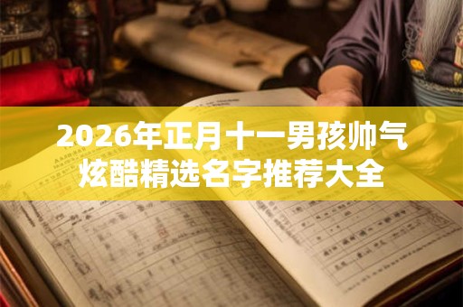 2026年正月十一男孩帅气炫酷精选名字推荐大全