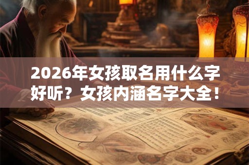 2026年女孩取名用什么字好听？女孩内涵名字大全！