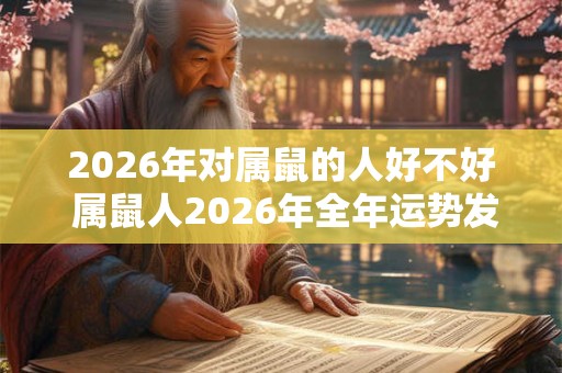 2026年对属鼠的人好不好 属鼠人2026年全年运势发展如何