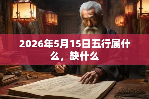 2026年5月15日五行属什么，缺什么