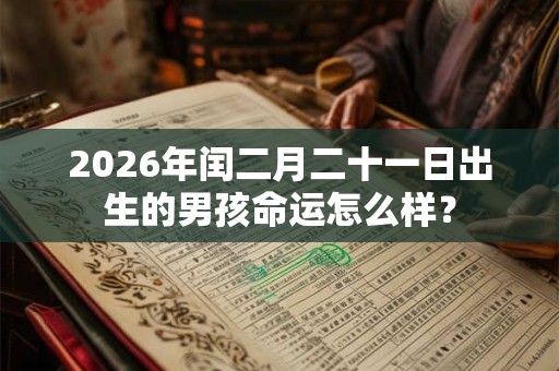 2026年闰二月二十一日出生的男孩命运怎么样？