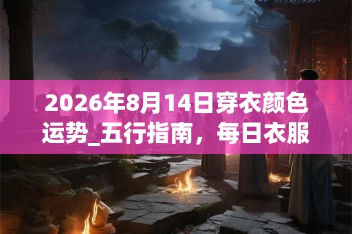 2026年8月14日穿衣颜色运势_五行指南，每日衣服颜色幸运色