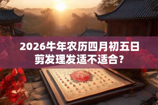 2026牛年农历四月初五日剪发理发适不适合？
