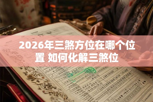 2026年三煞方位在哪个位置 如何化解三煞位
