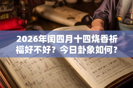 2026年闰四月十四烧香祈福好不好?今日卦象如何? 2026年闰四月十四烧香祈福好不好?今日卦象如何?