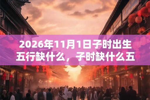 2026年11月1日子时出生五行缺什么，子时缺什么五行