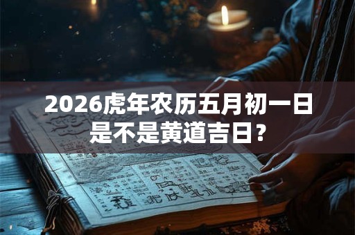 2026虎年农历五月初一日是不是黄道吉日？