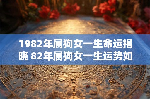 1982年属狗女一生命运揭晓 82年属狗女一生运势如何
