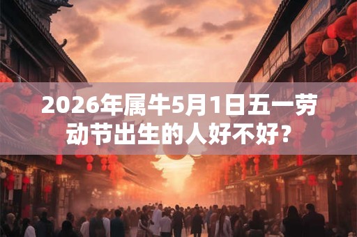 2026年属牛5月1日五一劳动节出生的人好不好? 2026年属牛5月1日五一劳动节出生的人好不好?