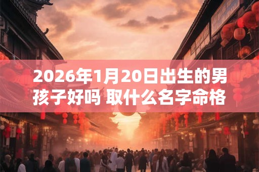 2026年1月20日出生的男孩子好吗 取什么名字命格好