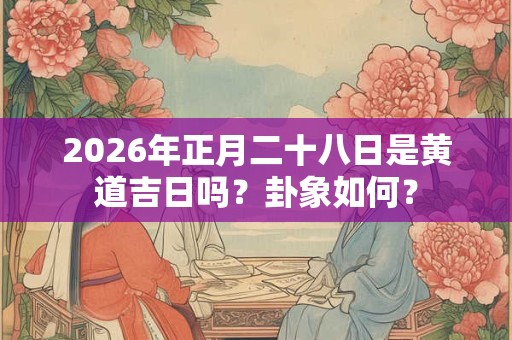 2026年正月二十八日是黄道吉日吗？卦象如何？