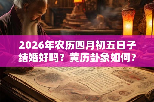 2026年农历四月初五日子结婚好吗？黄历卦象如何？