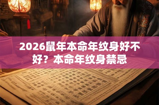 2026鼠年本命年纹身好不好？本命年纹身禁忌