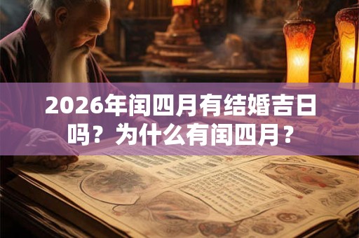 2026年闰四月有结婚吉日吗？为什么有闰四月？