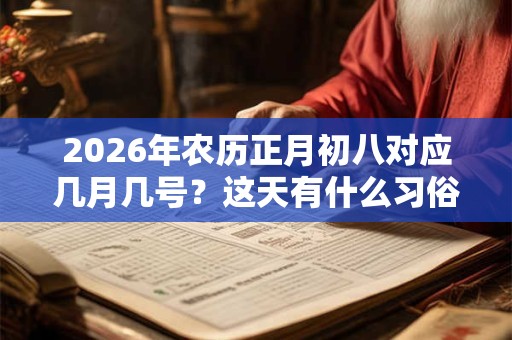 2026年农历正月初八对应几月几号?这天有什么习俗 2026年农历正月初八对应几月几号?这天有什么习俗