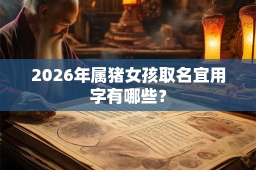 2026年属猪女孩取名宜用字有哪些? 2026年属猪女孩取名宜用字有哪些?