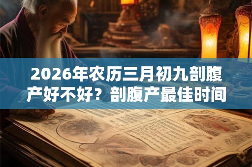 2026年农历三月初九剖腹产好不好?剖腹产最佳时间 2026年农历三月初九剖腹产好不好?剖腹产最佳时间