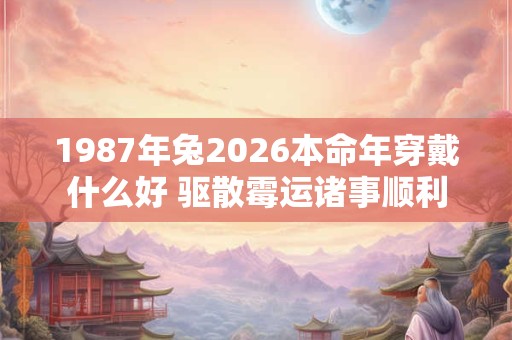1987年兔2026本命年穿戴什么好 驱散霉运诸事顺利 1987年兔2026本命年穿戴什么好 驱散霉运诸事顺利