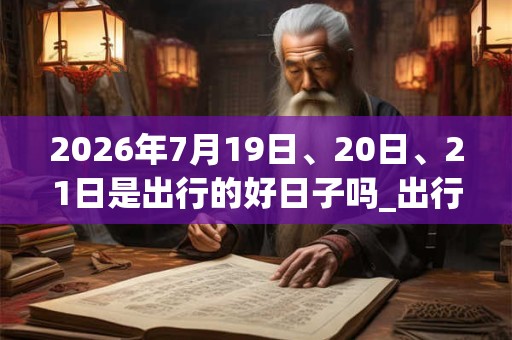 2026年7月19日、20日、21日是出行的好日子吗_出行可以吗 2026年7月19日、20日、21日是出行的好日子吗_出行可以吗