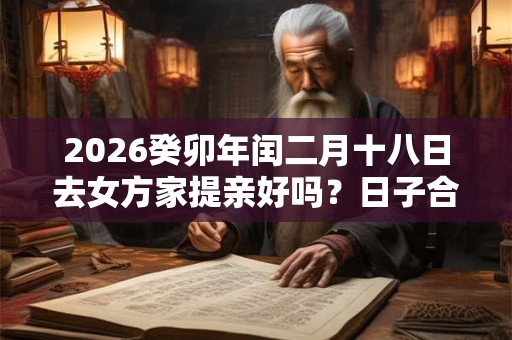2026癸卯年闰二月十八日去女方家提亲好吗?日子合适吗? 2026癸卯年闰二月十八日去女方家提亲好吗?日子合适吗?